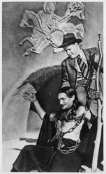 Sergei Eisenstein and Vsevolod Pudovkin during filming of Ivan the Terrible, 1943-44, from Serge Eisenstein, Reflexions dun Cineaste, published in Moscow, 1958